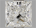 Natural Diamond 0.91 Carats, Princess with  Cut, H Color, VS2 Clarity and Certified by GIA