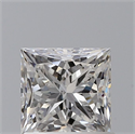 Diamante Natural 1.01 quilates, Princesa , Color F, claridad SI1 y certificado GIA
