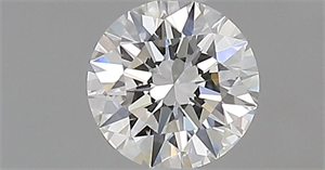 Picture of Natural Diamond 0.40 Carats, Round with Excellent Cut, F Color, VVS1 Clarity and Certified by GIA