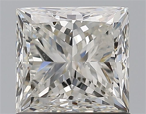 Foto Diamante Natural 1.00 quilates, Princesa , Color I, claridad SI2 y certificado GIA de