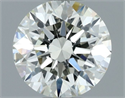 Natural Diamond 0.71 Carats, Round with Excellent Cut, J Color, VS1 Clarity and Certified by IGI