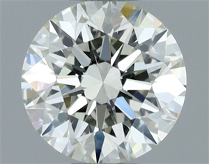 Picture of Natural Diamond 0.71 Carats, Round with Excellent Cut, J Color, VS1 Clarity and Certified by IGI