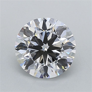 Picture of Lab Grown Diamond 1.51 Carats, Round with Very Good Cut, E Color, VVS2 Clarity and Certified by IGI