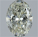 Natural Diamond 2.01 Carats, Oval with  Cut, L Color, SI2 Clarity and Certified by GIA