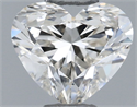 Diamante Natural 0.43 quilates, Corazón , Color H, claridad VVS1 y certificado IGI