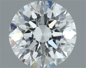 Picture of Natural Diamond 0.50 Carats, Round with Excellent Cut, H Color, VS1 Clarity and Certified by GIA