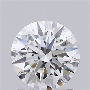 Picture of Lab Grown Diamond 1.16 Carats, Round with Excellent Cut, D Color, VVS2 Clarity and Certified by IGI