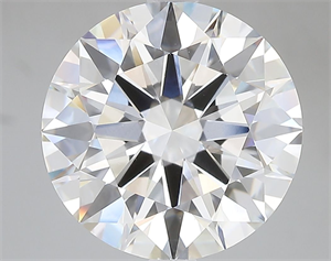 Picture of Lab Grown Diamond 6.34 Carats, Round with Ideal Cut, E Color, VVS2 Clarity and Certified by IGI