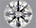 Natural Diamond 1.01 Carats, Round with Excellent Cut, F Color, SI2 Clarity and Certified by GIA