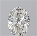 Natural Diamond 1.70 Carats, Oval with  Cut, G Color, SI2 Clarity and Certified by GIA