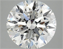 Lab Grown Diamond 3.06 Carats, Round with Excellent Cut, F Color, VVS2 Clarity and Certified by IGI