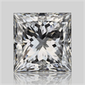 Natural Diamond 1.02 Carats, Princess with  Cut, E Color, VVS1 Clarity and Certified by GIA