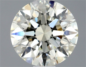 Picture of Natural Diamond 0.75 Carats, Round with Excellent Cut, L Color, VVS1 Clarity and Certified by GIA