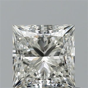 Foto Diamante Natural 0.90 quilates, Princesa , Color I, claridad VVS1 y certificado GIA de