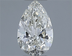 Picture of Natural Diamond 0.60 Carats, Pear with  Cut, I Color, VS2 Clarity and Certified by IGI