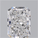 Natural Diamond 2.02 Carats, Radiant with  Cut, D Color, VVS2 Clarity and Certified by GIA