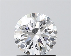 Picture of Lab Grown Diamond 1.01 Carats, Round with Excellent Cut, D Color, VVS2 Clarity and Certified by IGI