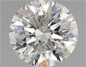 Natural Diamond 1.00 Carats, Round with Excellent Cut, K Color, I1 Clarity and Certified by GIA
