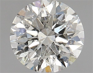 Picture of Natural Diamond 1.00 Carats, Round with Excellent Cut, K Color, I1 Clarity and Certified by GIA