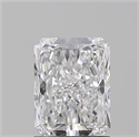 Natural Diamond 1.51 Carats, Radiant with  Cut, D Color, VS2 Clarity and Certified by GIA