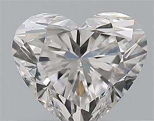 Picture of Natural Diamond 0.40 Carats, Heart with  Cut, E Color, SI1 Clarity and Certified by GIA