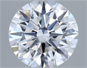 Lab Grown Diamond 1.06 Carats, Round with Ideal Cut, D Color, VVS2 Clarity and Certified by IGI