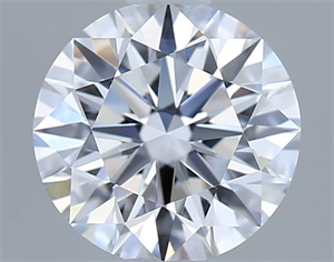 Picture of Lab Grown Diamond 1.06 Carats, Round with Ideal Cut, D Color, VVS2 Clarity and Certified by IGI