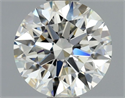 Natural Diamond 0.70 Carats, Round with Excellent Cut, I Color, VS1 Clarity and Certified by GIA