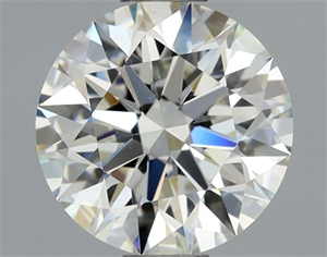 Picture of Natural Diamond 0.70 Carats, Round with Excellent Cut, I Color, VS1 Clarity and Certified by GIA