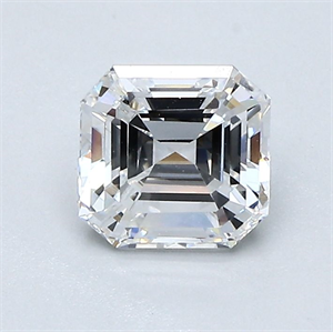 Foto Diamante Natural 1.01 quilates, Asscher , Color E, claridad VVS1 y certificado GIA de