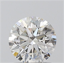 Natural Diamond 1.01 Carats, Round with Excellent Cut, H Color, SI1 Clarity and Certified by GIA