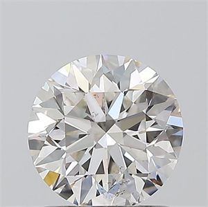 Picture of Natural Diamond 1.01 Carats, Round with Excellent Cut, H Color, SI1 Clarity and Certified by GIA