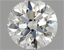 Diamante Natural 0.45 quilates, Redondo , Color I, claridad IF y certificado GIA