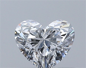 Picture of Natural Diamond 0.43 Carats, Heart with  Cut, D Color, VS1 Clarity and Certified by GIA
