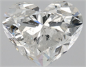 Natural Diamond 1.01 Carats, Heart with  Cut, E Color, SI2 Clarity and Certified by HRD