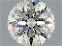 Natural Diamond 0.80 Carats, Round with Excellent Cut, K Color, SI1 Clarity and Certified by GIA