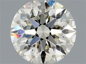Picture of Natural Diamond 0.80 Carats, Round with Excellent Cut, K Color, SI1 Clarity and Certified by GIA