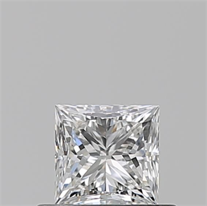 Picture of Natural Diamond 0.50 Carats, Princess with  Cut, F Color, VS1 Clarity and Certified by GIA