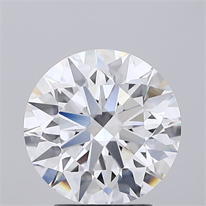 Picture of Lab Grown Diamond 3.01 Carats, Round with Ideal Cut, D Color, VVS1 Clarity and Certified by IGI