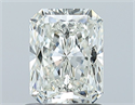 Natural Diamond 1.01 Carats, Radiant with  Cut, J Color, SI1 Clarity and Certified by GIA