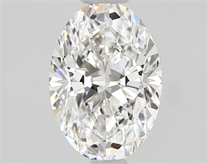 Foto Diamante Natural 0.71 quilates, Ovalado , Color E, claridad VVS2 y certificado GIA de