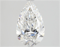 Natural Diamond 1.53 Carats, Pear with  Cut, D Color, VS1 Clarity and Certified by GIA