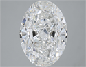 Natural Diamond 5.03 Carats, Oval with  Cut, E Color, VVS2 Clarity and Certified by GIA