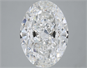 Natural Diamond 5.03 Carats, Oval with  Cut, E Color, VVS2 Clarity and Certified by GIA