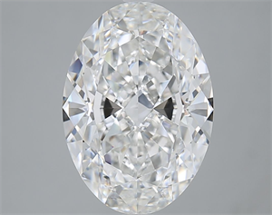 Picture of Natural Diamond 5.03 Carats, Oval with  Cut, E Color, VVS2 Clarity and Certified by GIA