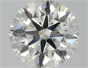 Natural Diamond 0.80 Carats, Round with Excellent Cut, J Color, VS2 Clarity and Certified by GIA
