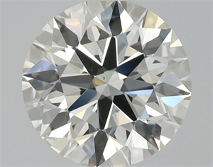 Picture of Natural Diamond 0.80 Carats, Round with Excellent Cut, J Color, VS2 Clarity and Certified by GIA