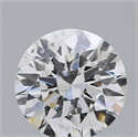 Natural Diamond 0.44 Carats, Round with Excellent Cut, G Color, SI2 Clarity and Certified by GIA