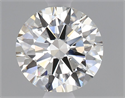 Natural Diamond 0.90 Carats, Round with Excellent Cut, F Color, SI1 Clarity and Certified by GIA