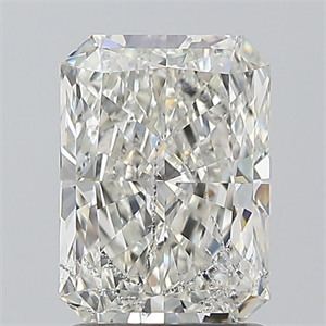 Picture of Natural Diamond 1.50 Carats, Radiant with  Cut, I Color, I1 Clarity and Certified by GIA